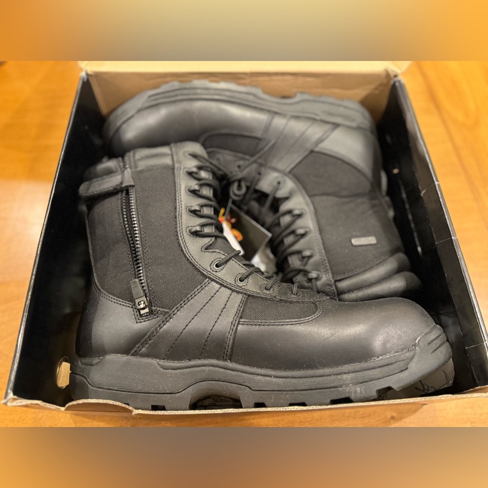 Men's Black Tactical Safety Work Boots